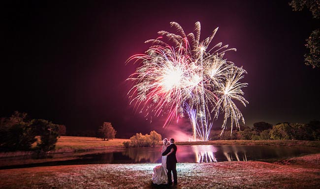wedding fireworks creative ideas lakeside wedding ricardo tomas weddings event planner