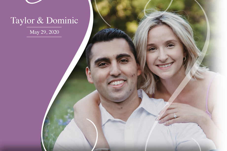 Nearlywed Taylor & Dominic - May 29, 2020 Wedding ricardo tomas weddings event planner